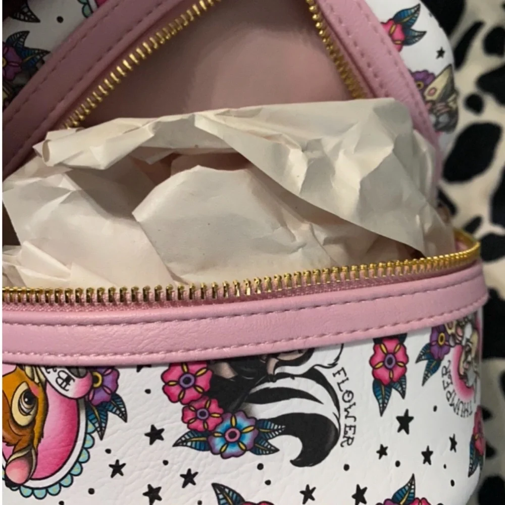 Bambi tattoo loungefly backpack & pencil case - Picture 4 of 7